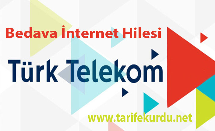 Türk Telekom Bedava İnternet Hilesi