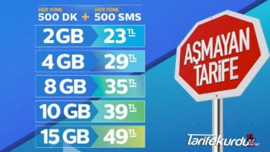 Türk Telekom Aşmayan Tarifeler