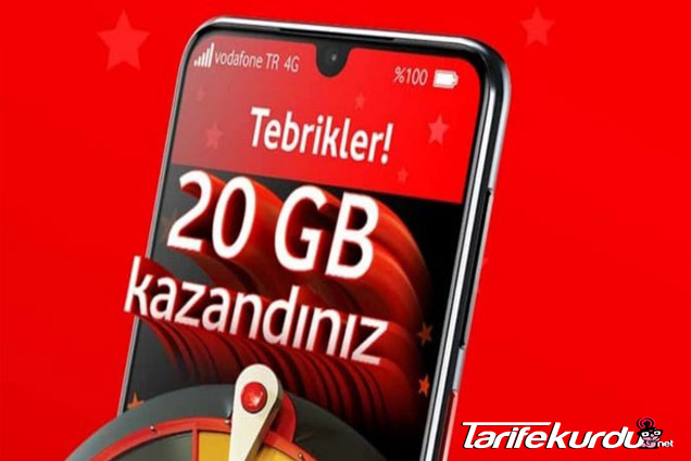 Vodafone 20GB Bedava İnternet